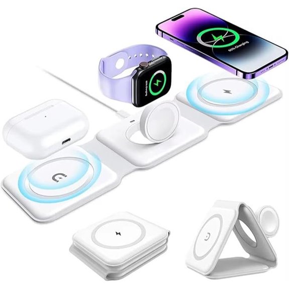 Upgraded 3-in-1 MagSafe Charging Station for Apple Devices