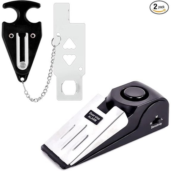 Upgraded Portable Door Lock & Door Stop Alarm