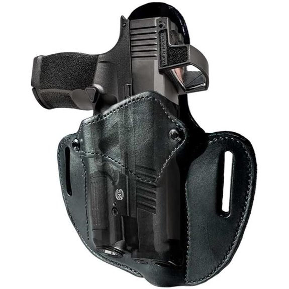 Urban Carry Hyperion OWB Leather/Polymer Holster Right Hand (Black)