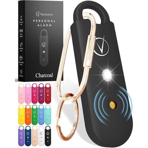 Vantamo Personal Alarm with 130 dB Panic Button