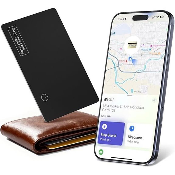 Wallet Tracker Card Air-Tag with Find My (iOS) IP68 Waterproof Tracker