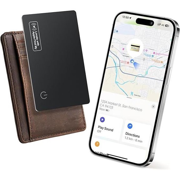 Wallet Tracker Card with Find My and Bluetooth