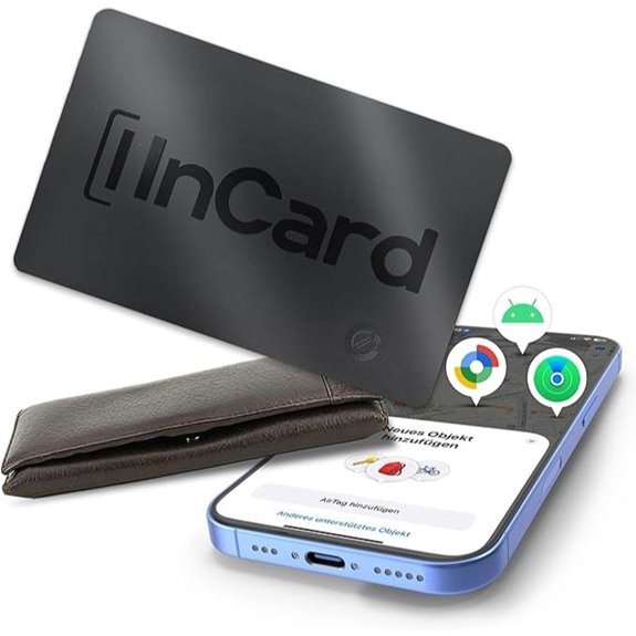 Wallet Tracker with Apple Find My & Google Find My Device