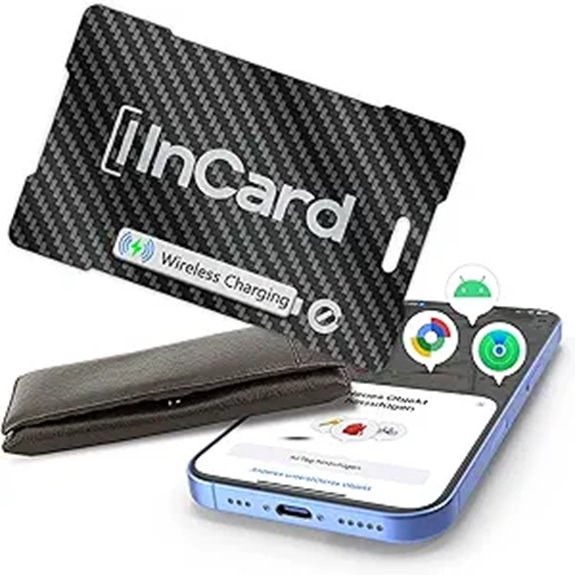 wallet tracker with find my ip68 bluetooth gps