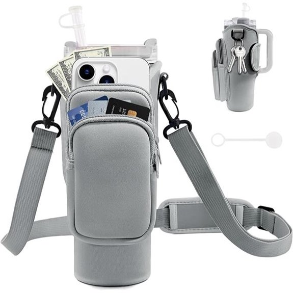 Water Bottle Carrier for Stanley Cup with Strap