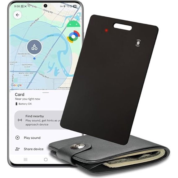 Wonderful Present: Waterproof Wallet Tracker for Android Bluetooth Finder