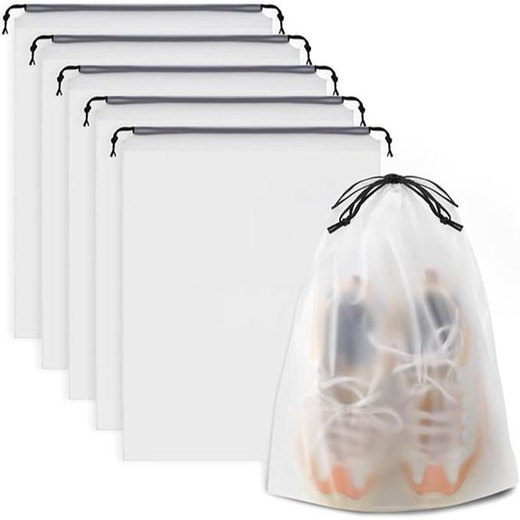 waterproof travel shoe bags