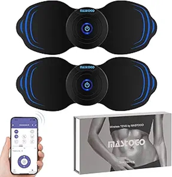 Wireless Tens Unit Muscle Stimulator with Bluetooth App Control