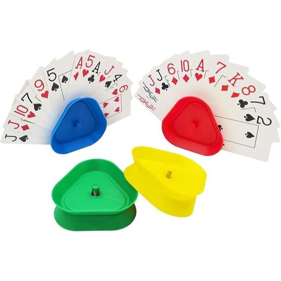 Yuanhe 4-Pack Card Holder for Games and Parties