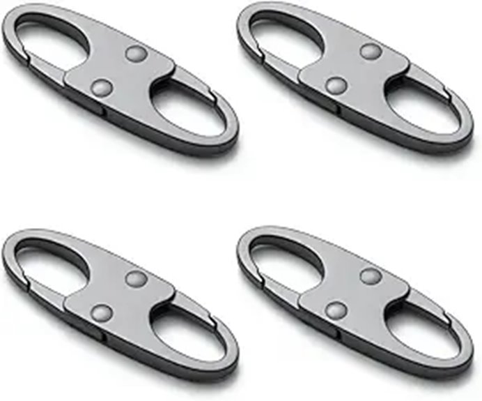 Zelin Anti Theft Zipper Clips (4 Pack)